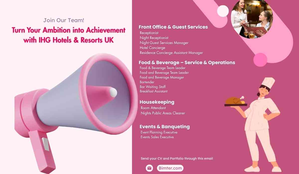 Turn Your Ambition into Achievement with IHG Hotels & Resorts UK