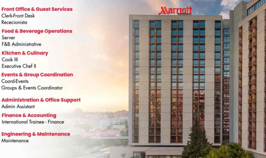 Discover Incredible Career Opportunities with Marriott International Hotels in Portugal.
