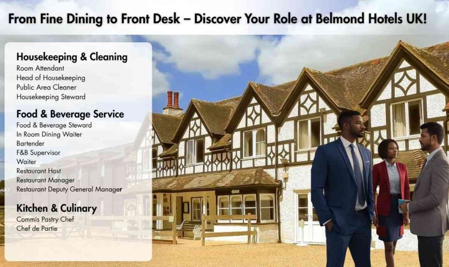 From Fine Dining to Front Desk – Discover Your Role at Belmond Hotels UK!